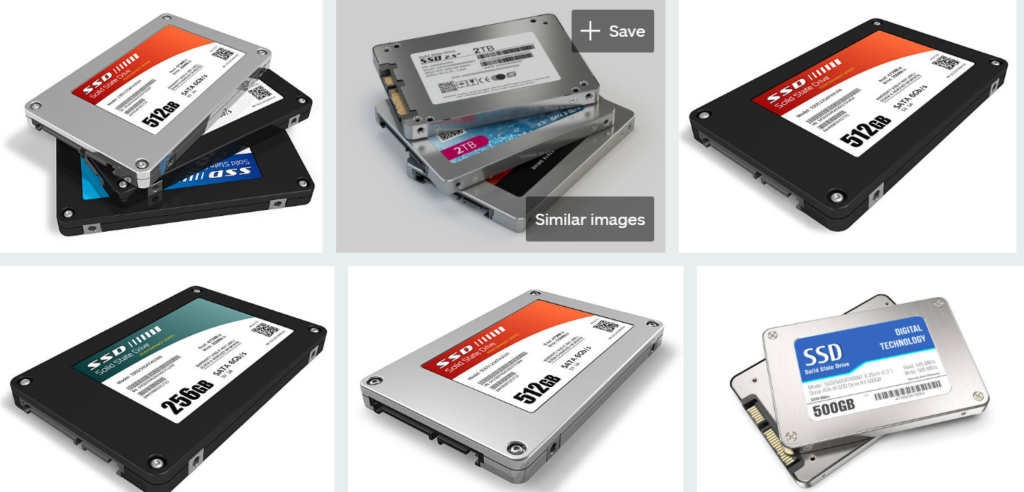 SSD drive for desktop computer